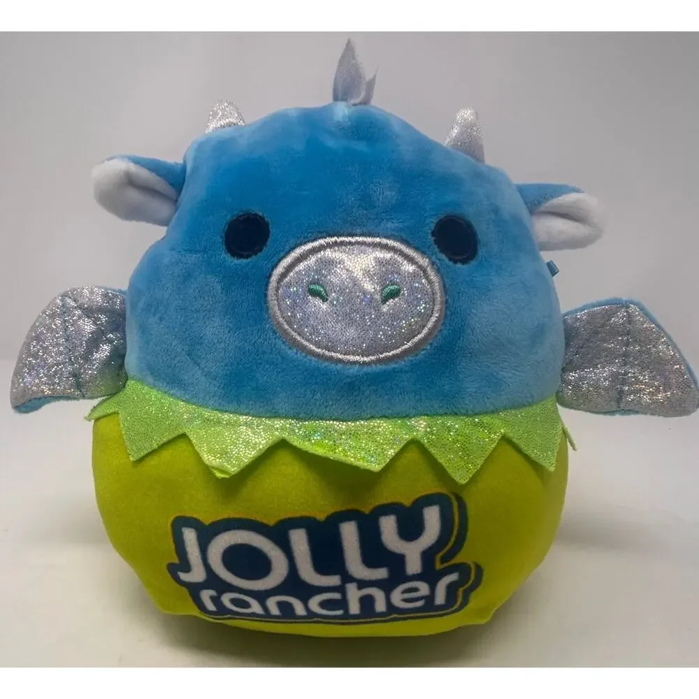 Kellytoy‎ Squishmallow's Landis the Dragon Green Blue Jolly Rancher 7